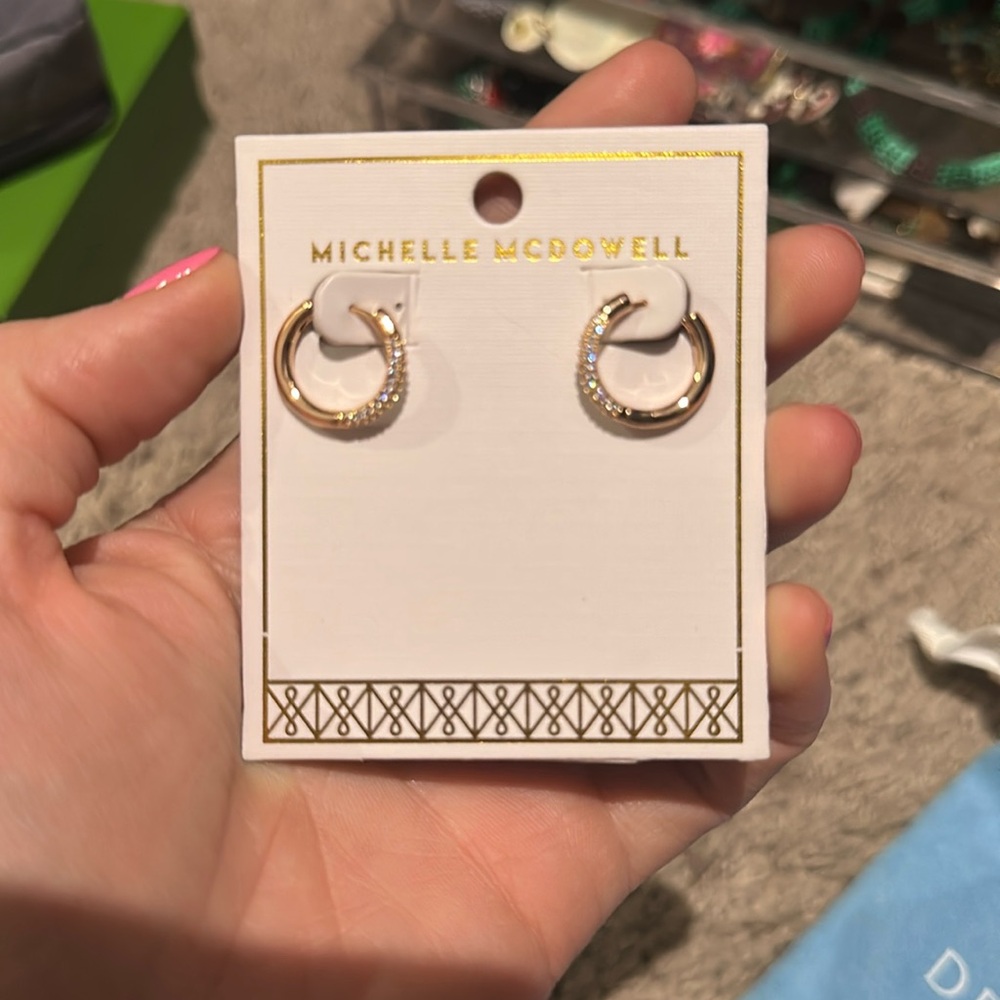 Earrings never worn